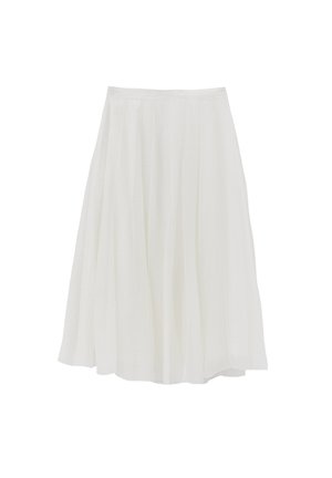 OXXO, OXXO MIDI FLARED WOVEN SKIRT - Falda acampanada - cloud dancer