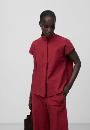 ADOLFO DOMINGUEZ Button-down blouse - wine