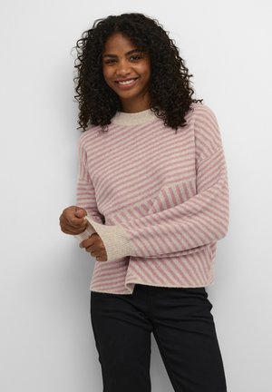 VERANA - Jumper - feather gray mel rosa
