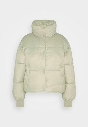 American Eagle, CROPPED PUFFER - Zimska jakna - faded olive