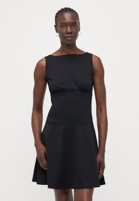 Gap Tall - BOATNECK MINI - Džersio suknelė - black Miniatiūros vaizdas 1