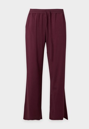 Hollister Co., WIDE LEG PANT - Nachtwäsche Hose - dark red