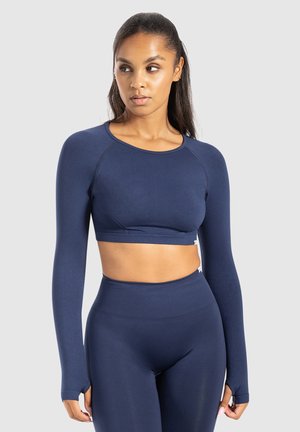 LINNEA - Langarmshirt - marineblau