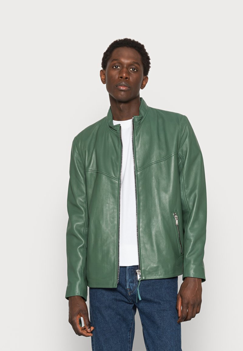 Herren Leichte Jacken | YOUNG POETS SOCIETY LIAN HEAVY LOOSE Lederjacke green/schwarz - BZ83797 Herren Leichte Jacken | YOUNG POETS SOCIETY LIAN HEAVY LOOSE Lederjacke green/schwarz - BZ83797