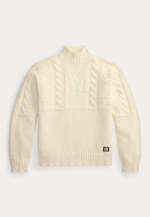 Polo Ralph Lauren, POLO RALPH LAUREN YANKEES SWEATER UNISEX - Svetr - antique cream