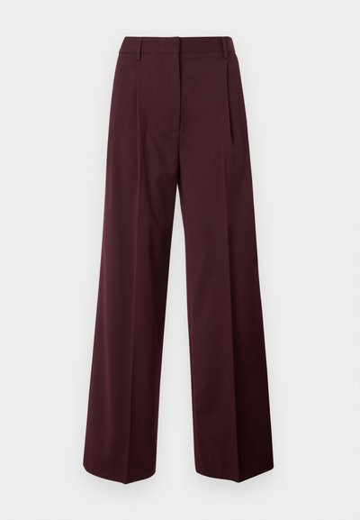 Filippa K DARCEY TROUSERS - Παντελόνι - dark burgundy