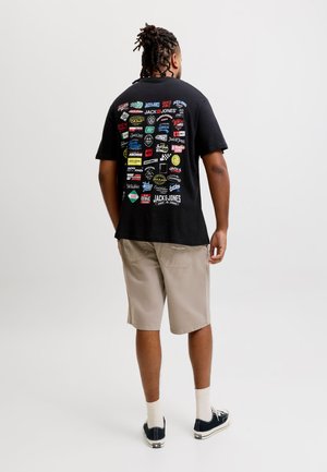 Jack & Jones, JJLEGACY TEE SS CREW NECK PLS - Μπλουζάκι με στάμπα - black