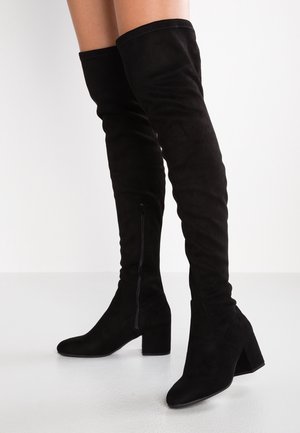 Over-the-knee boots - black