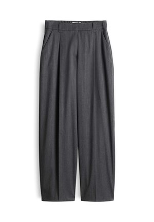OPUS PANTS, OPUS PANTS WIDE LEG PANTS MOIRA BLOOM - Stoffhose - quiet grey