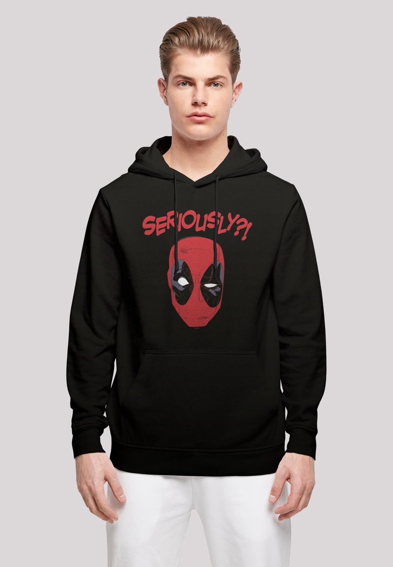 Sweat à Capuche Marvel Deadpool – Logo Vieilli, Taille XXL, Couleur Noire, Neuf Sans étiquette