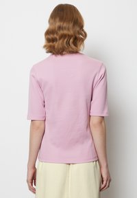 Marc O'Polo DENIM MIT FEINER STRUKTUR - Basic T-shirt - chilled violet