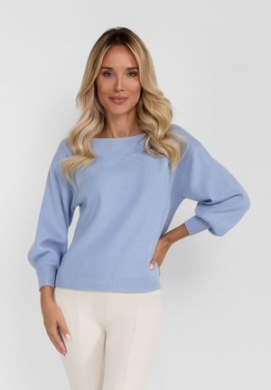 RESPECT BOAT NECK - Pulóver - light blue