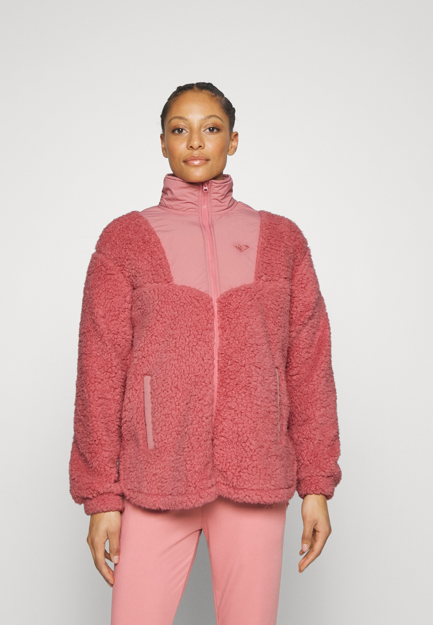 Roxy Maglia Da Donna Mezza Zip, WarmFlight, In Poliestere Riciclato, Collezione Waves Of Warmth