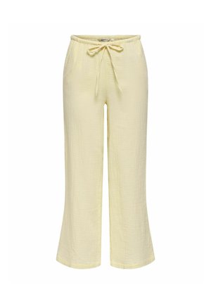 ONLY HOSE ONLTHYRA NORMAL GESCHNITTEN HOSE - Nadrágok - transparent yellow