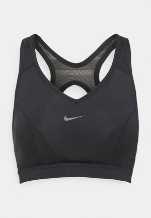 BRA - Sport-BH mit mittlerer Stützkraft - black/dark smoke grey
