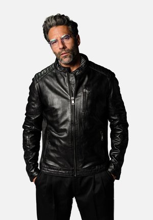 Veste en cuir - noir