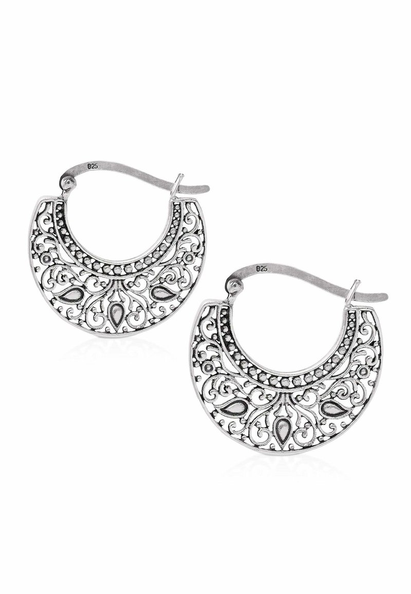 San Saru JIGAR Ohrringe silver coloured/silberfarben Zalando.de