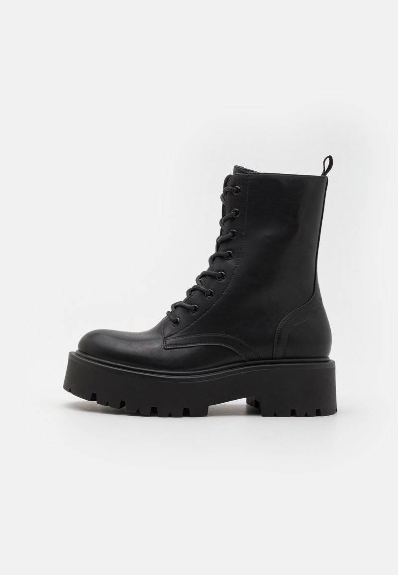 Madden Girl CHASE - Botine cu platformă - black paris