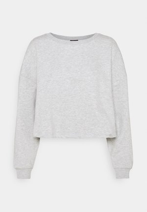 ONYFAVE LIFE O NECK CROPPED - Sudadera - light grey melange