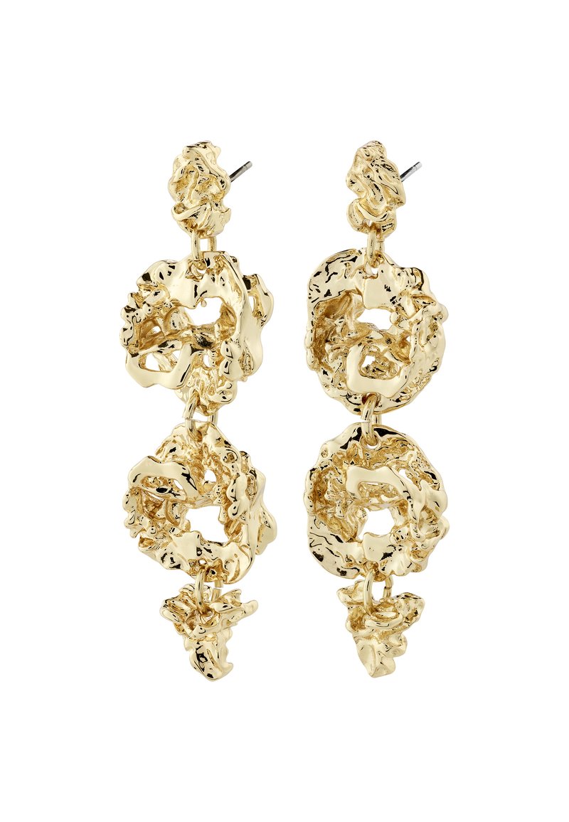 Pilgrim ACT RECYCLED EARRINGS - Korvakorut - gold-coloured