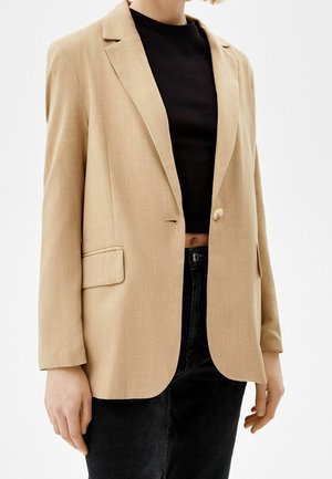 Bershka, Blazer - camel