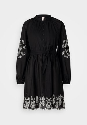 ONLY ONLFLO DICTE CONTRAST DRESS - Paitamekko - black