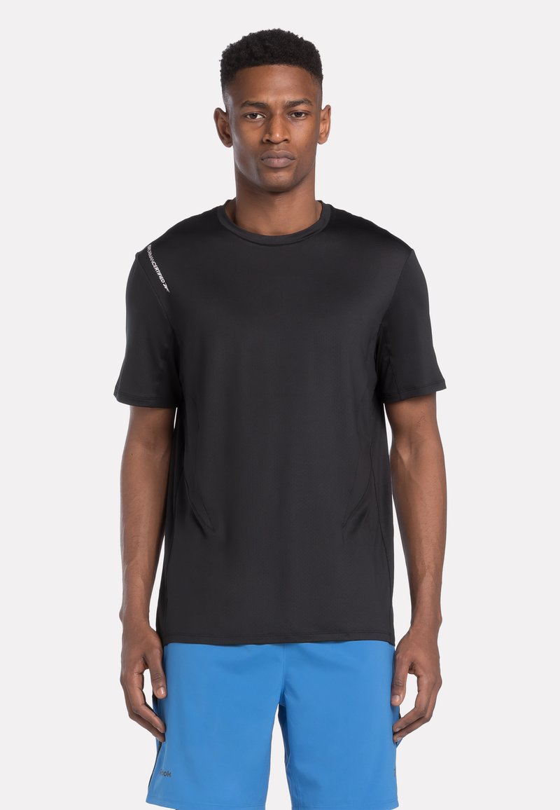 Reebok SHORT SLEEVE CERTIFIED ATHLETE Sport TShirt black/schwarz