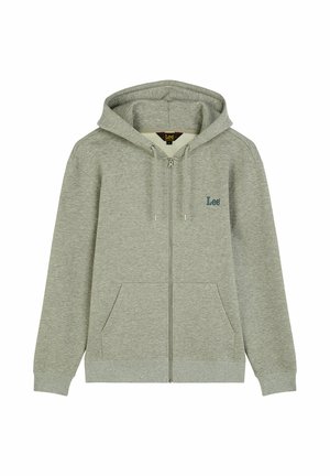 Lee, LONG SLEEVE ESS_LEE_FULL_ZIP_HOODIE FOR MENS - REGULAR FIT - Sweatjacke - mid grey mele