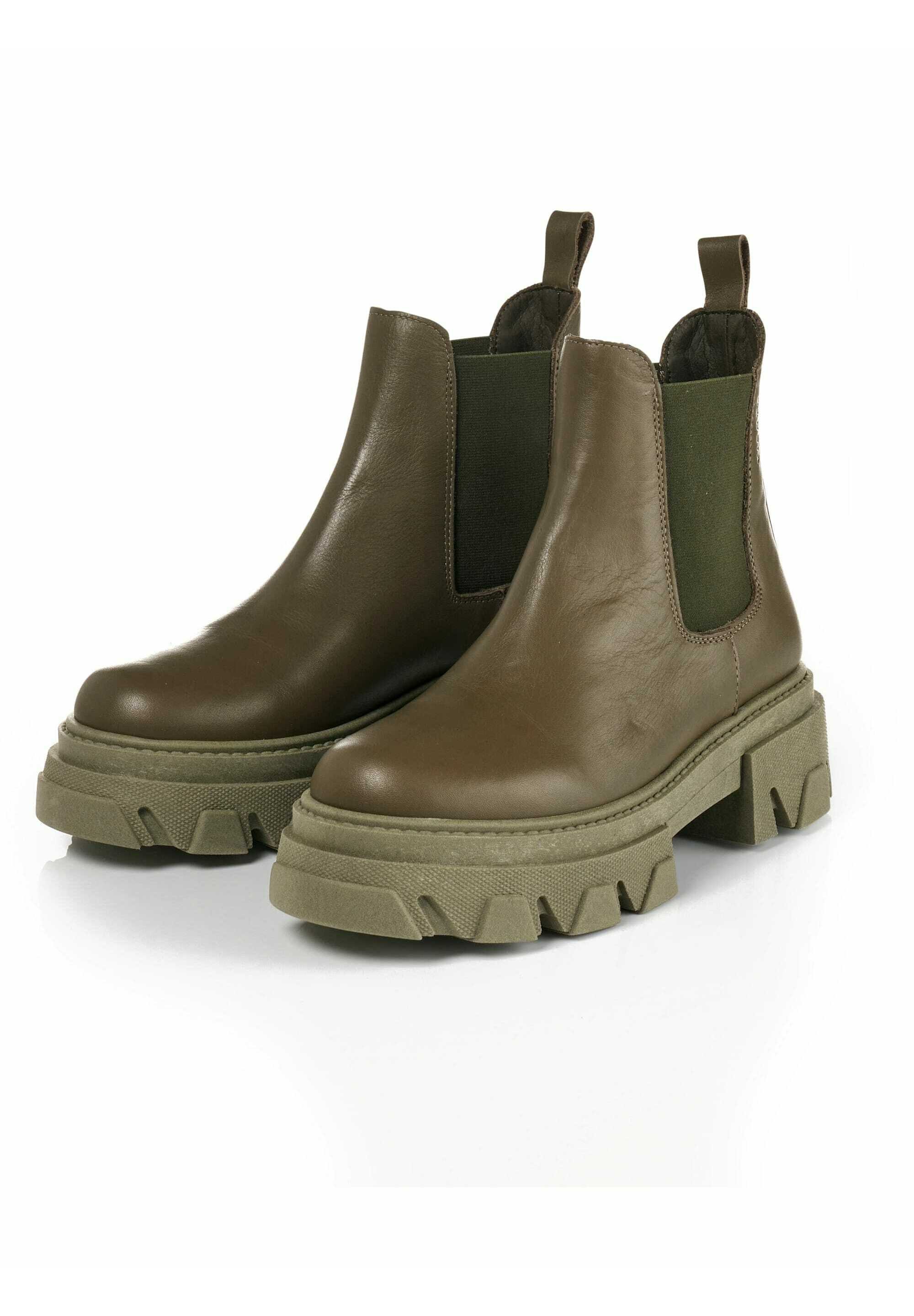 Reken Maar Ankle boots - khaki - Zalando.de