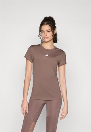 Sports T-shirt - earth strata/white