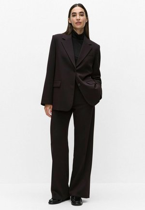 STOCKH LM, EMMA RELAXED BLAZER - Halflange jas - rouged chocolat
