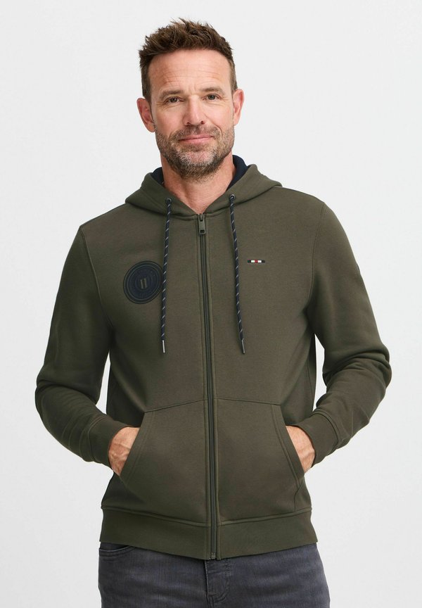 FQWILLIAM ziphoodie sweat - Zip-up sweatshirt - grape leaf