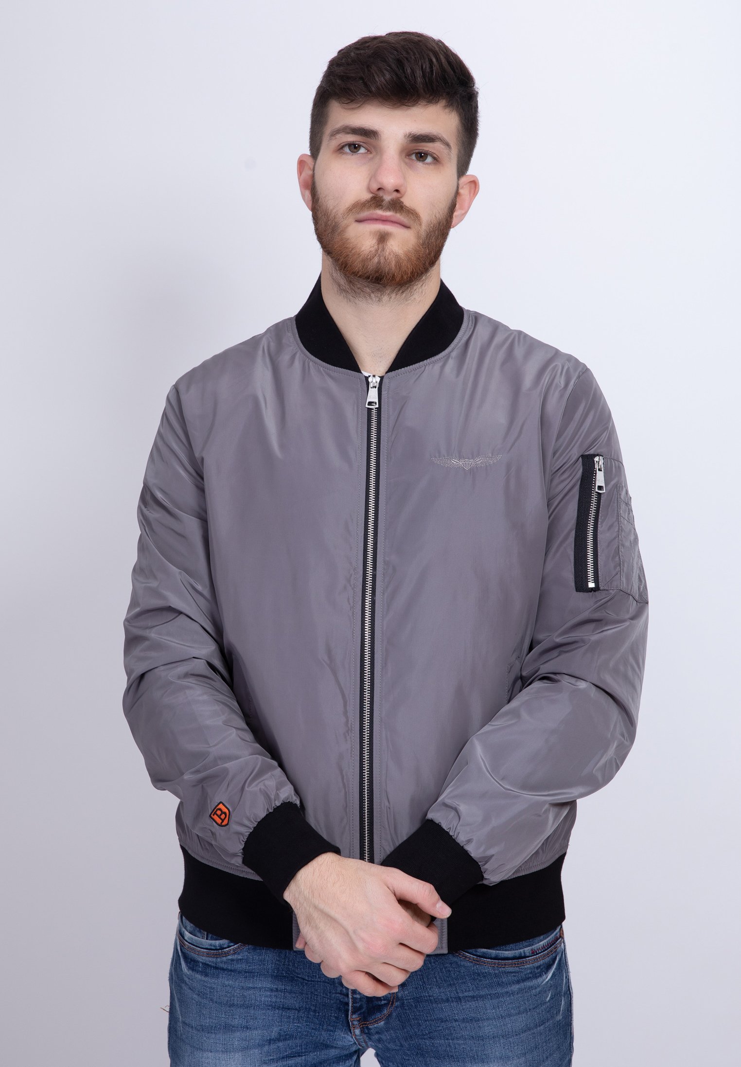 Bombers Bomber Jacket - dark grey/dark 