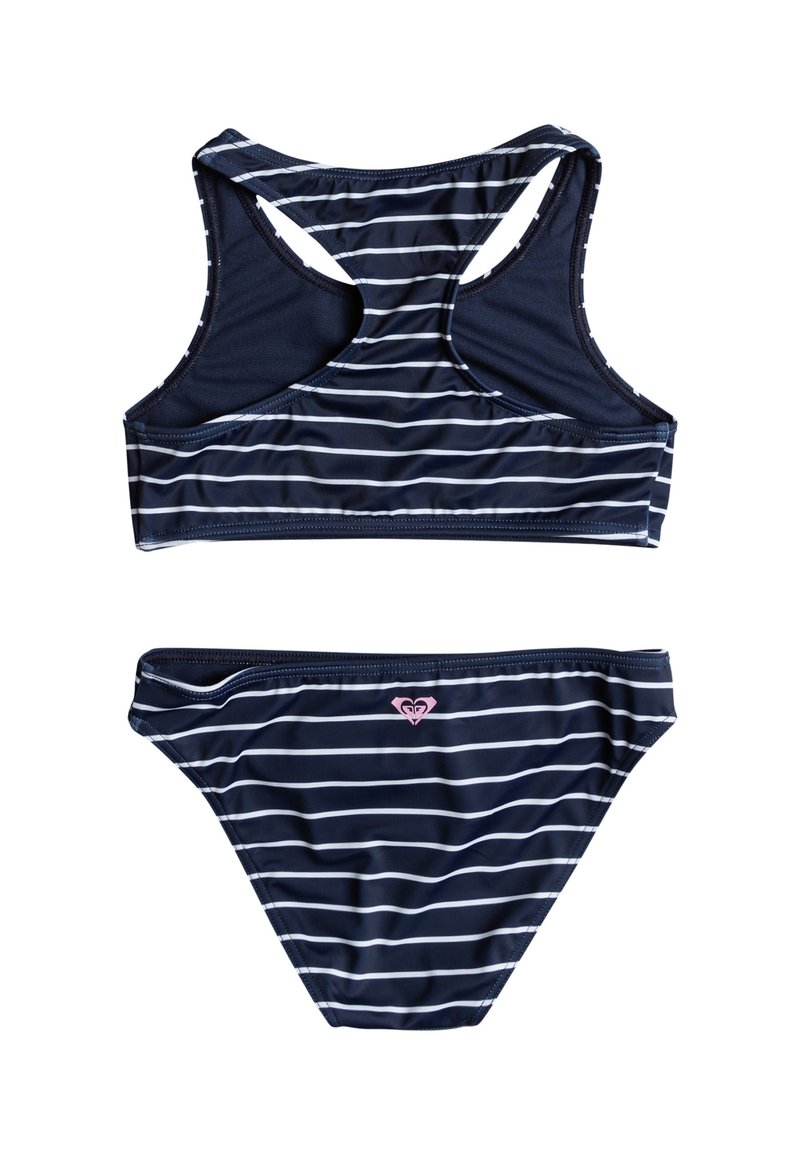 Bas De Bikini Taille Haute Bella - Solid & Striped - Femme - Taille S - Noir Rayé - Chic Et Confortable