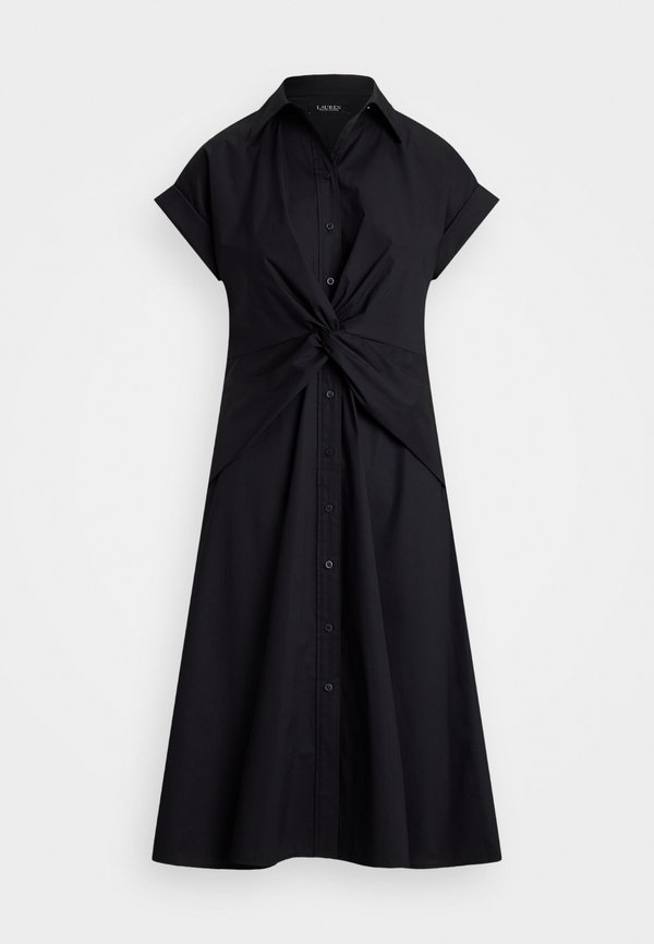 TWIST FRONT COTTON BLEND SHIRTDRESS - Shirt dress4