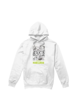 Star Wars, STAR WARS  THE MANDALORIAN GROGU MANGA COMIC - Hoodie - white