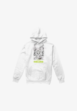 Star Wars, STAR WARS THE MANDALORIAN GROGU MANGA COMIC - Hoodie - white