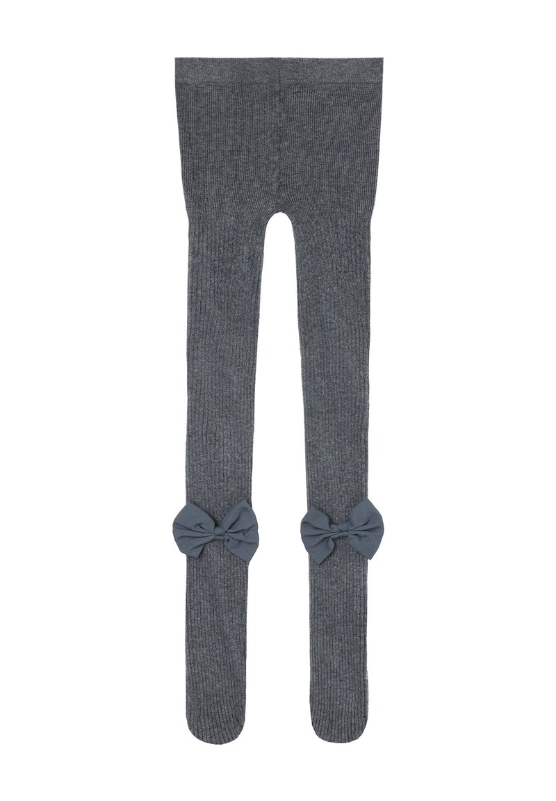 Calzedonia Strumpfhose - - 5338 - ribbed grey blend with bow