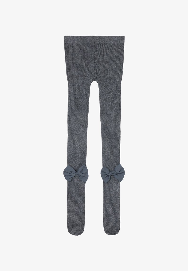 Calzedonia Collant - - 5338 - ribbed grey blend with bow