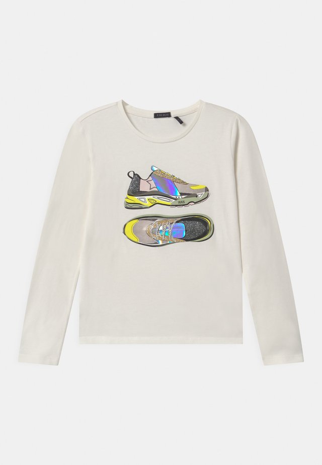 HOLOGRAM SHINING SNEAKERS - T-shirt à manches longues - blanc cassé