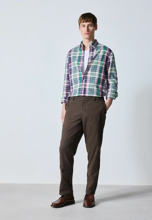 Next, REGULAR FIT  - Trousers - rust brown
