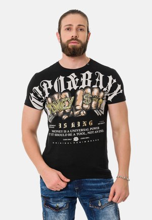 Print T-shirt - black