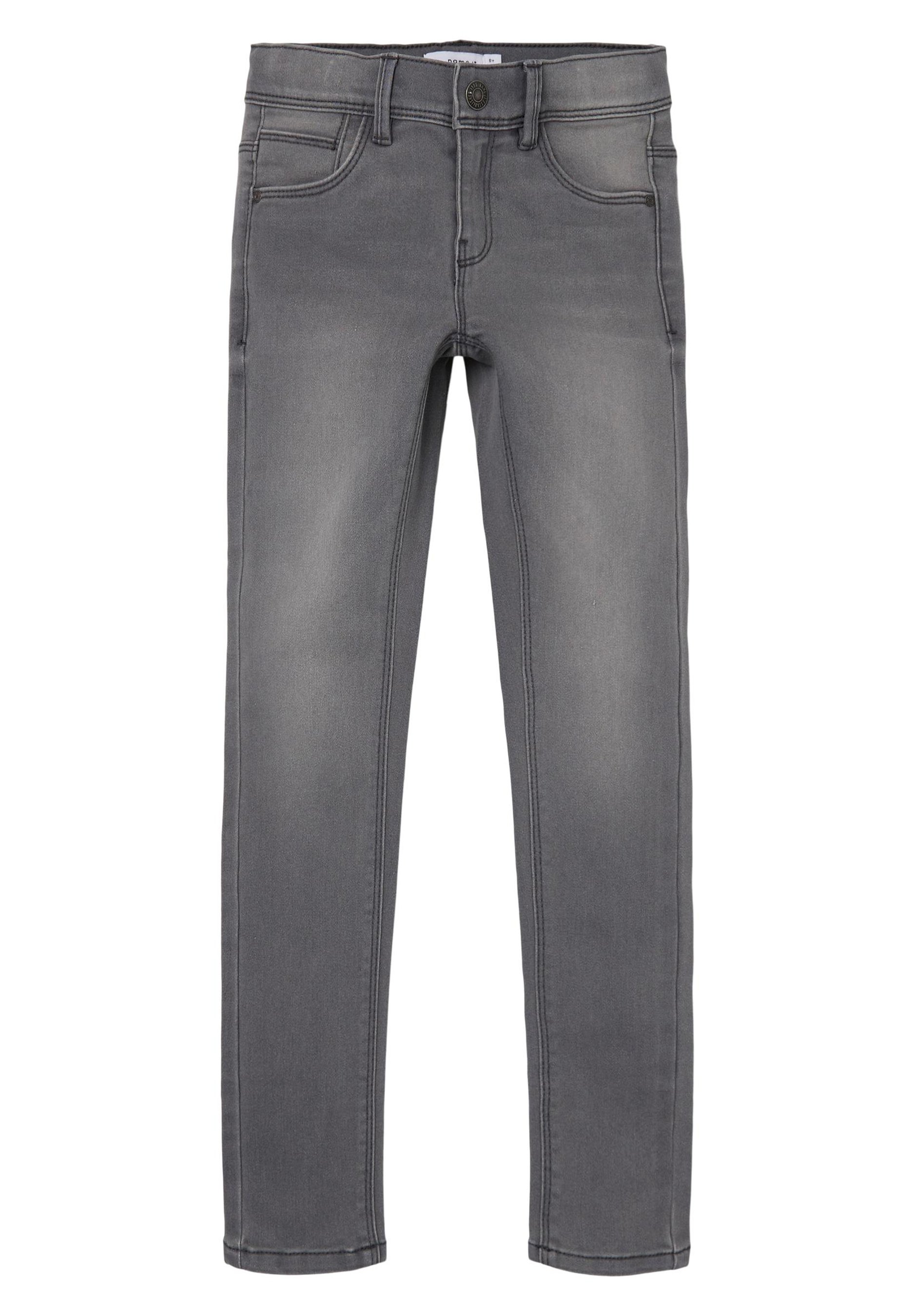NAME IT Mädchen Jeanshose – Extra Wide Pant Noos | Verstellbarer Bund | Mit Front- & Gesäßtaschen | Lässige Kids-Jeans
