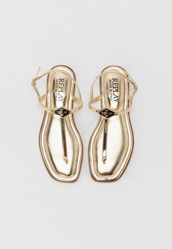 MAY MIRROR - T-bar sandals - gold4