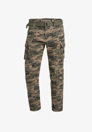 WILLIAM - Pantaloni cargo - dired camouflage