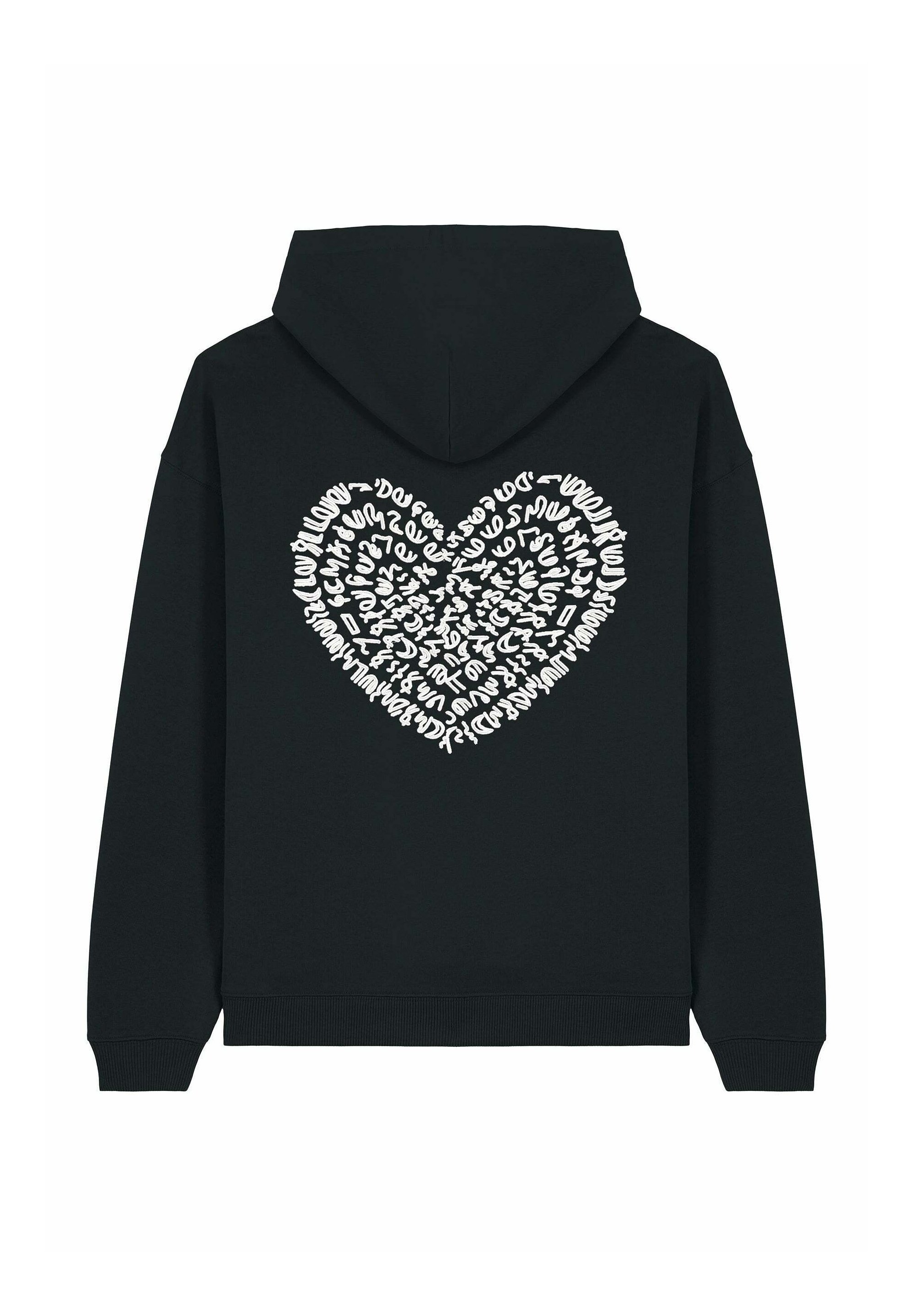 Mira Paris CORAZON BACK EMBROIDERY Sweatshirt black/noir ZALANDO