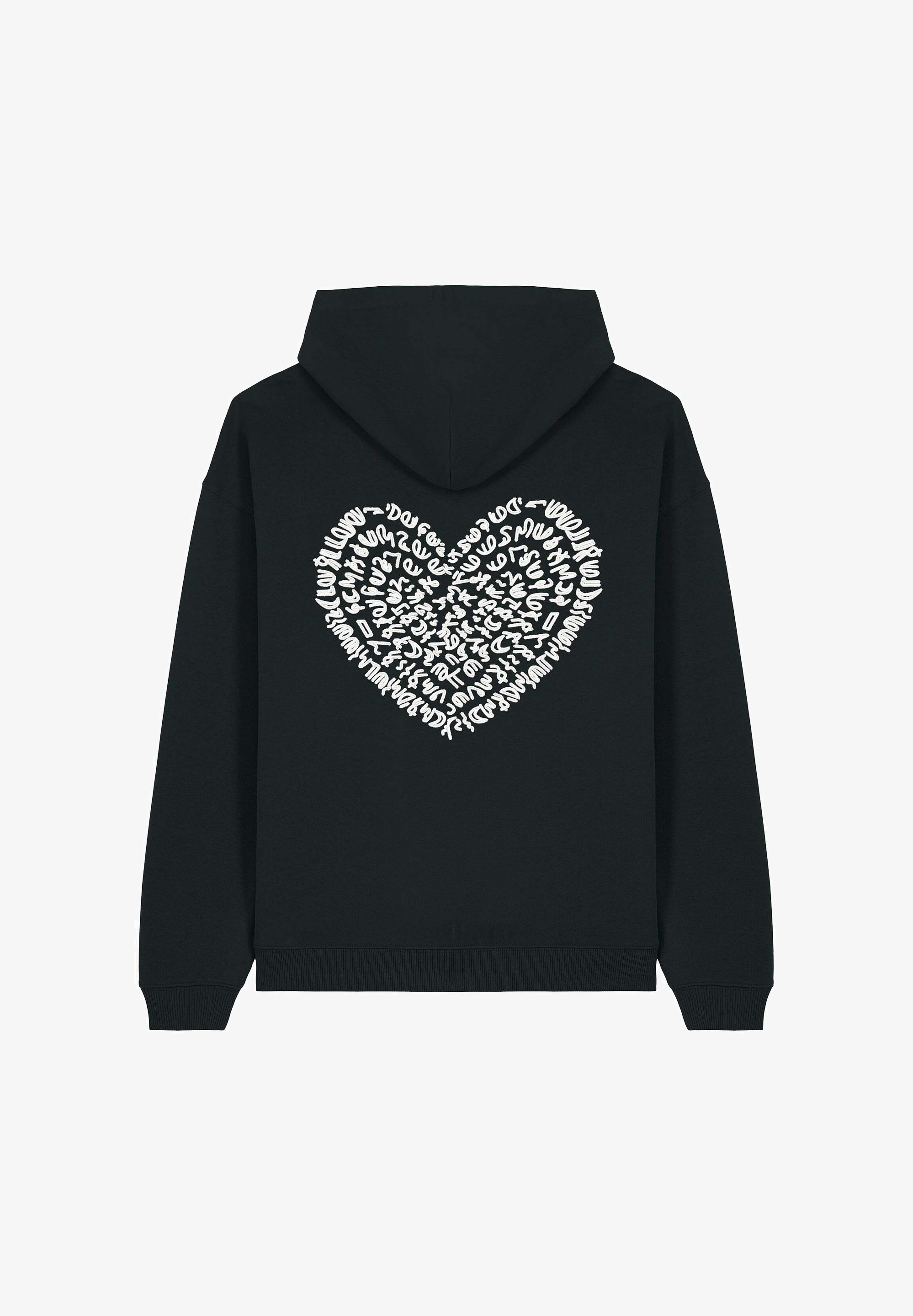 Mira Paris CORAZON BACK EMBROIDERY Sweatshirt black/noir ZALANDO