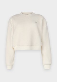 Tommy Jeans Fliisdžemper - ancient white