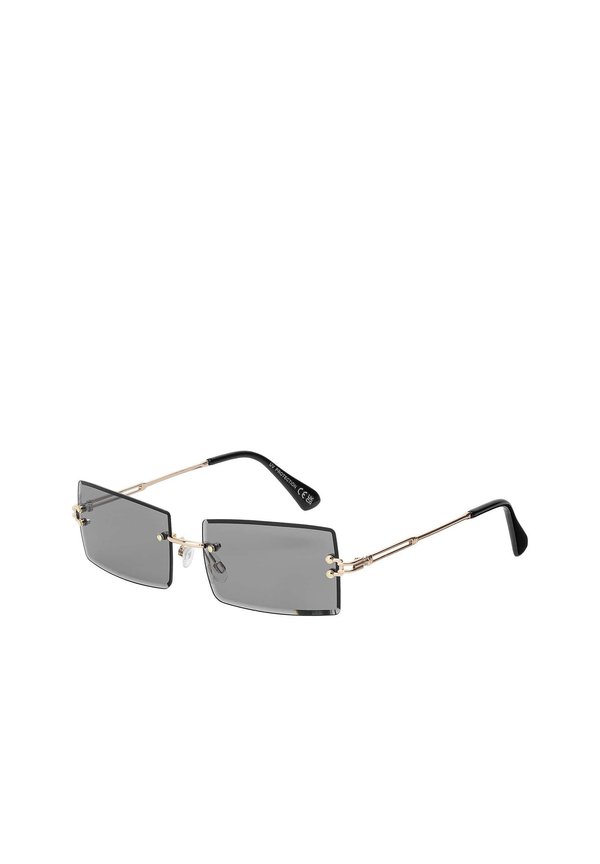 MODERNE UNISEX RECHTECKIG - Sonnenbrille - schwarz