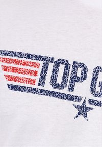 Re:Covered TOPGUN LOGO CORE - Triko s potiskem - white